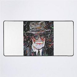 Sigmund Freud acrylic desk mat