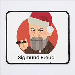 Sigmund Freud Christmas Mouse Pad