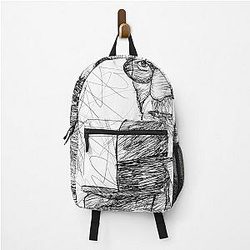 Sigmund Freud, Ink Portrait,.4 Back Pack