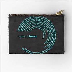 Sigmund Freud quotes Zipper Pouch