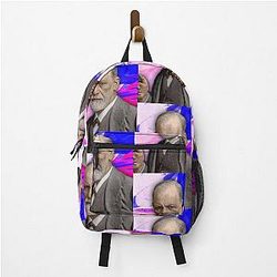 Sigmund Freud Artwork - Sigmund Freud Portrait - Sigmund Freud Wall Art Backpack