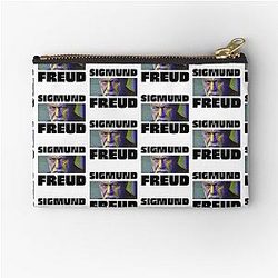 Sigmund Freud Zipper Pouch