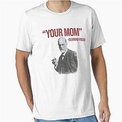 Your Mom by Sigmund Freud Red Essential T Shirt