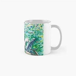 SIGMUND FREUD Classic Mug watercolor portrait