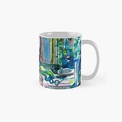 Sigmund Freud watercolor portrait classic mug