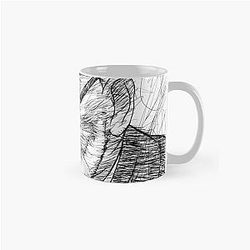 Sigmund Freud ink portrait Classic Mug