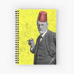 Sigmund Freud Spiral Notebook