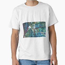 Sigmund Freud in his studio watercolor portrait classic T-Shirt