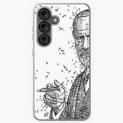 Sigmund Freud ink portrait Samsung Galaxy Soft Case