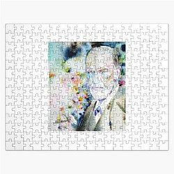 Sigmund Freud - watercolor portrait Jigsaw Puzzle