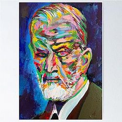 Sigmund Freud Art Print Acrylic Poster