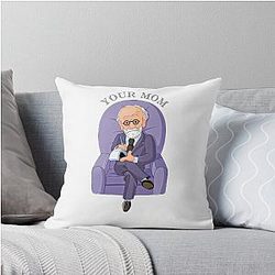 Sigmund Freud - Your mom Witty gift Throw Pillow