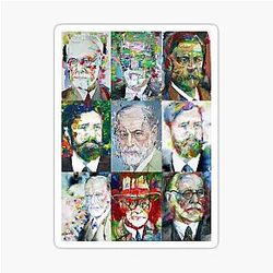 NINE TIMES.SIGMUND.FREUD.STICKER