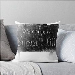 Welcome to Silent Hill Throw Pillow