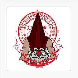 Pyramid Head Silent Hill Sticker