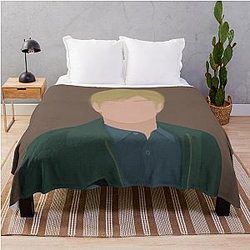 Silent Hill 2 James Sunderland Digital Fan Art Throw Blanket