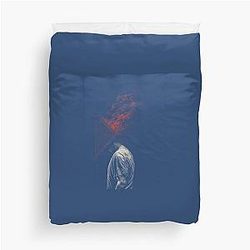 Pyramid Head Silent Hill 2 Art Print Executioner of Silent Hill Design Duvet Cover