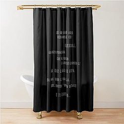 Silent Hill 2 - Marys Letter Italian Text Shower Curtain