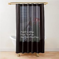 Silent Hill Harry Mason Probably A Doghouse Meme Shower Curtain