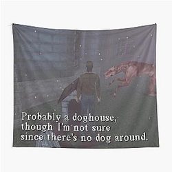 Silent Hill Harry Mason Doghouse Meme Tapestry