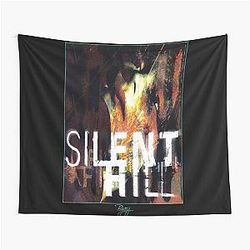 Silent Hill 1 Ps1 Box Art Tapestry