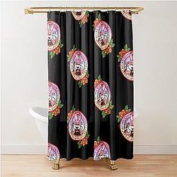 Robbie the Rabbit Silent Hill 3 Pastel Rainbow Version Shower Curtain