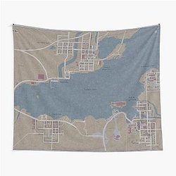 Silent Hill Full Map Tapestry