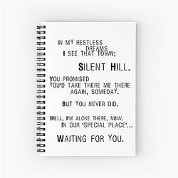 Silent Hill - Mary's Letter Spiral Notebook