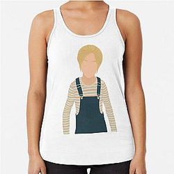 Silent Hill 2 Remake Laura Digital Fan Art Racerback Tank Top