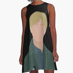 Silent Hill 2 Remake James Sunderland Digital Fan Art A-Line Dress