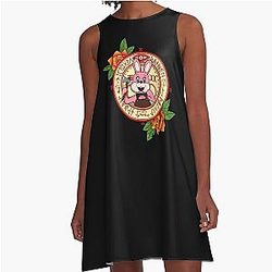 Robbie the Rabbit Silent Hill 3 Yellow A-Line Dress