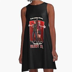 A Girl in a Red Dress Takes Sodium Amalthea Walking 

 Silent Hill  curves Follow