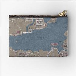 Silent Hill Full Map Zipper Pouch