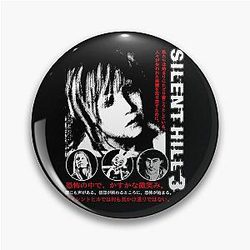 Tribute to Silent Hill 3 Black Edition Pin