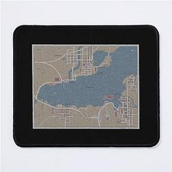 Silent Hill Full Map Mouse Pad