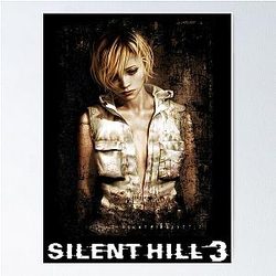 Heather Mason: God-Born Fury in Silent Hill 3's Fog Poster