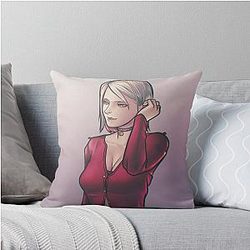 Silent Hill 2 - Maria - Foggy City Girlfriend Throw Pillow