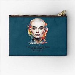 Sinéad O'Connor painting Zipper Pouch