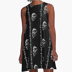 Sinéad O'Connor Scribble Art A-Line Dress