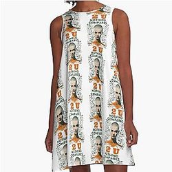 Sinéad O'Connor in A-Line Dress