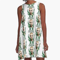 Sinéad O'Connor in Classic A-Line Dress