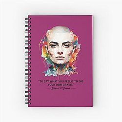 Sinéad O'Connor Spiral Notebook