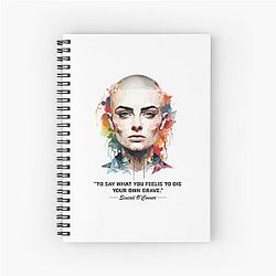 Sinéad O'Connor Spiral Notebook