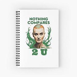 Sinéad O'Connor in Classic T-Shirt Spiral Notebook