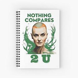 Sinéad O'Connor in Realistic Spiral Notebook