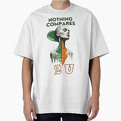 Sinéad O'Connor in Oversized T-Shirt