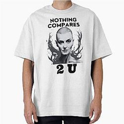Sinéad O'Connor in Oversized T-Shirt