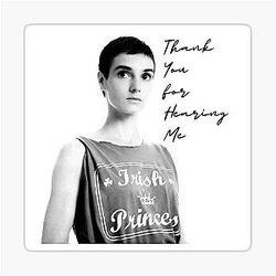 Sinéad O'Connor Thank You Sticker