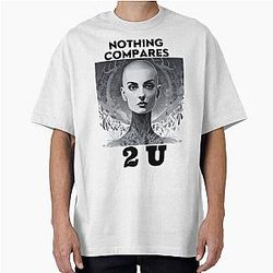 Sinéad O'Connor in Oversized T-Shirt