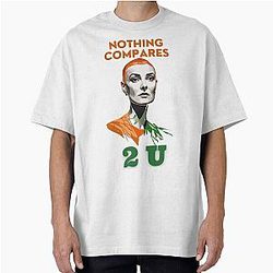 Sinéad O'Connor in Oversized T-Shirt